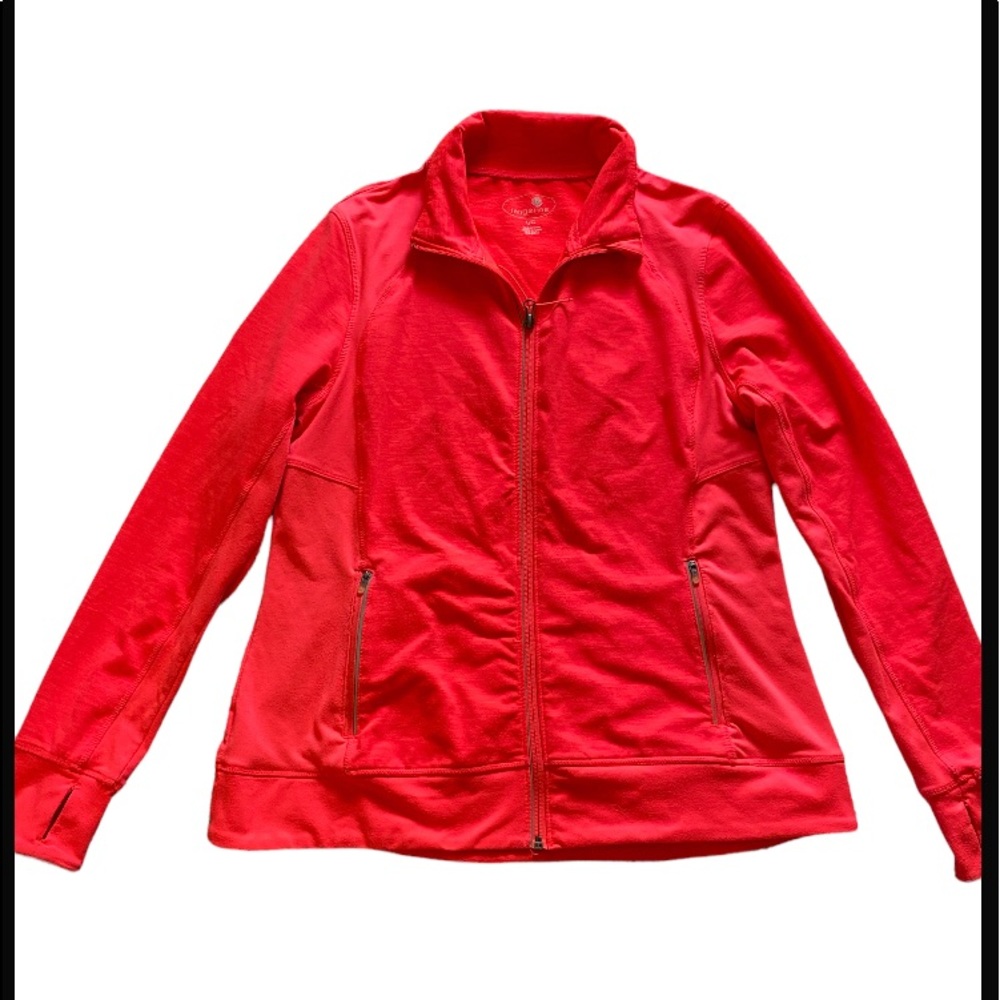 Woman TANGERINE ACTIVE RUNNING Full zip Hoodie Sz. L